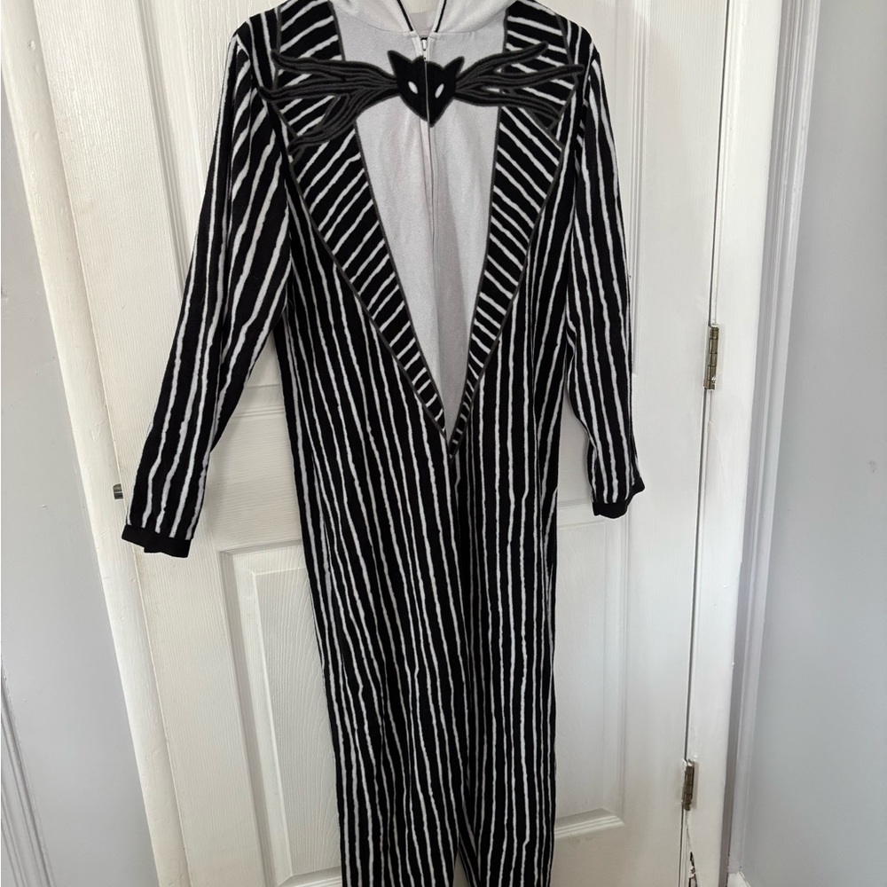 Black and White Striped Onesie